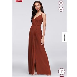 David’s Bridal Wrap Dress